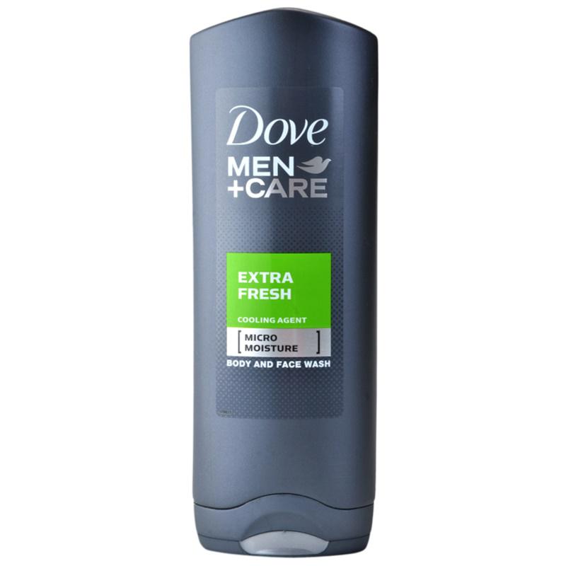 Dove Men+Care Extra Fresh sprchový gél na telo a tvár 