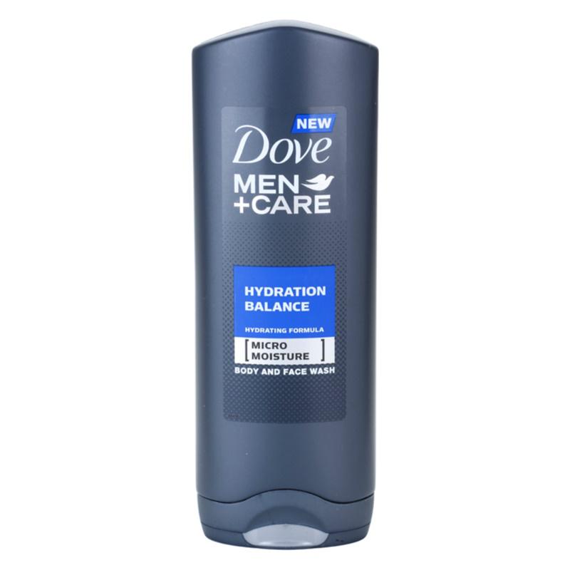 Dove Men+Care Hydration Balance sprchový gél na telo a vlasy pre mužov 