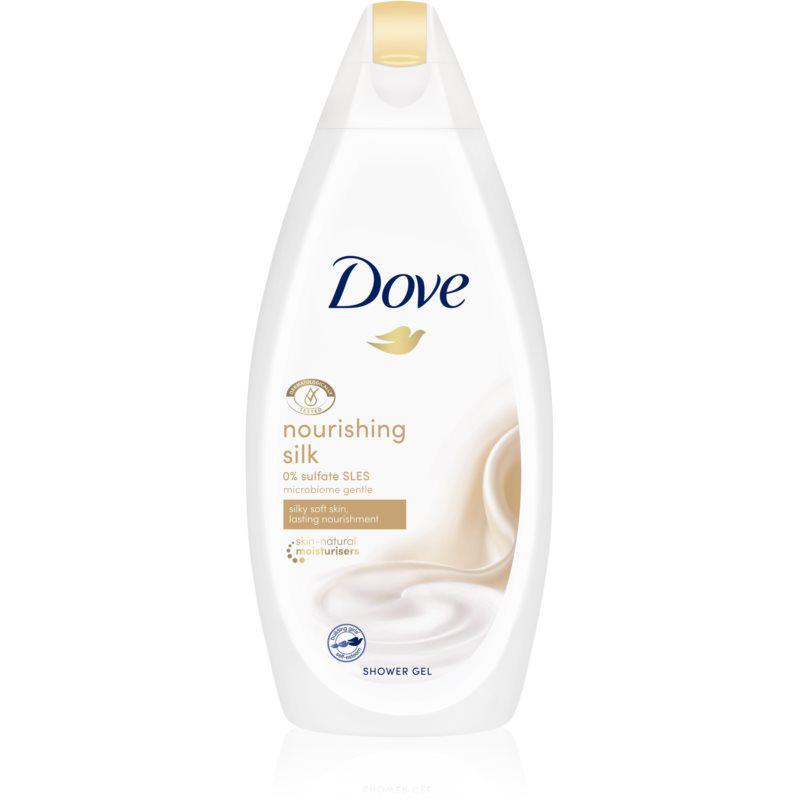 Dove Silk Glow vyživujúci sprchový gél pre jemnú a hladkú pokožku 