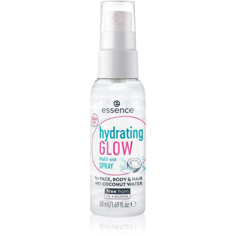 Essence Hydrating Glow ľahký multifunkčný sprej na tvár, telo a vlasy 
