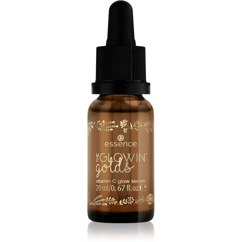 Essence The Glowing Golds rozjasňujúce sérum s vitamínom C Glow like Gold, Shine Like the Sun! 