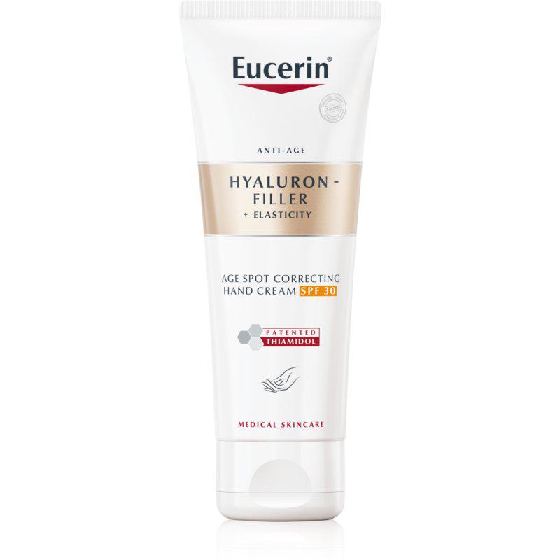 Eucerin Hyaluron-Filler + Elasticity krém na ruky proti pigmentovným škvrnám SPF 30 