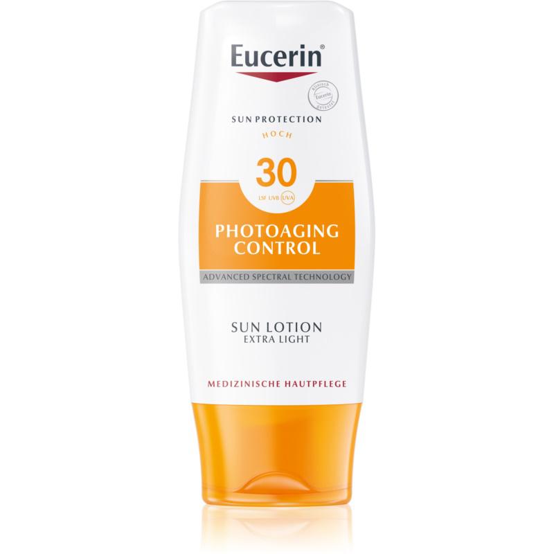 Eucerin Sun Photoaging Control extra ľahké mlieko na opaľovanie SPF 30 