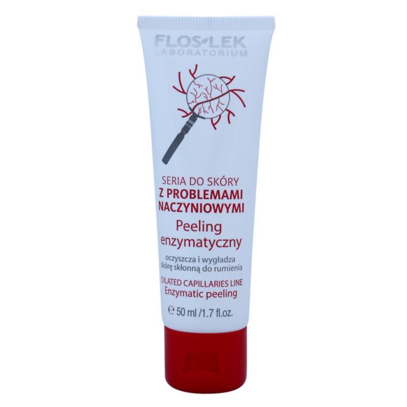 FlosLek Laboratorium Dilated Capillaries enzymatický peeling pre citlivú pleť so začervenaním 