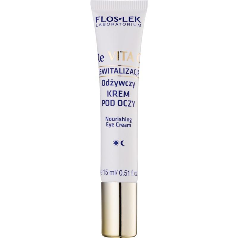 FlosLek Laboratorium Re Vita C 40+ výživný nočný krém na očné okolie 