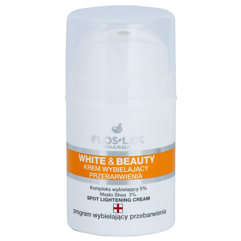 FlosLek Pharma White & Beauty bieliaci krém pre lokálne ošetrenie 