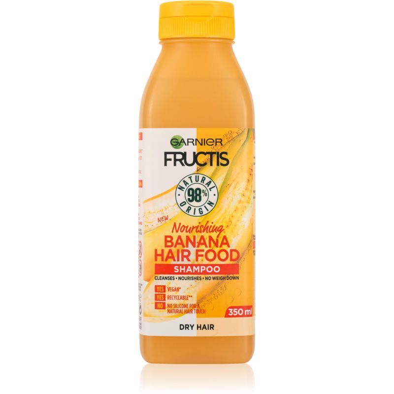 Garnier Fructis Banana Hair Food vyživujúci šampón pre suché vlasy 