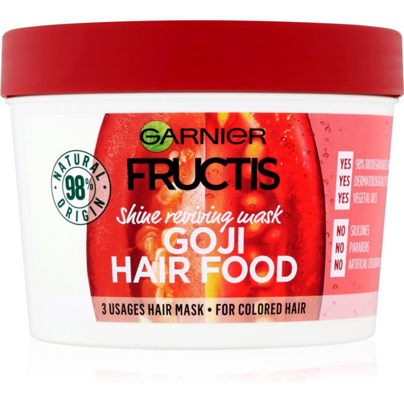 Garnier Fructis Goji Hair Food maska navracajúca lesk farbeným vlasom 