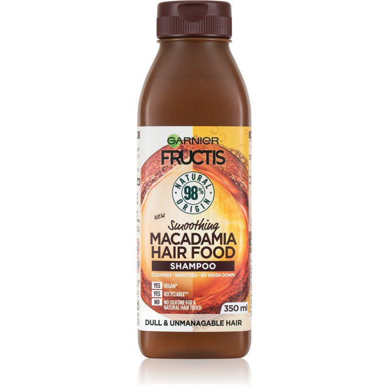 Garnier Fructis Macadamia Hair Food regeneračný šampón pre poškodené vlasy 