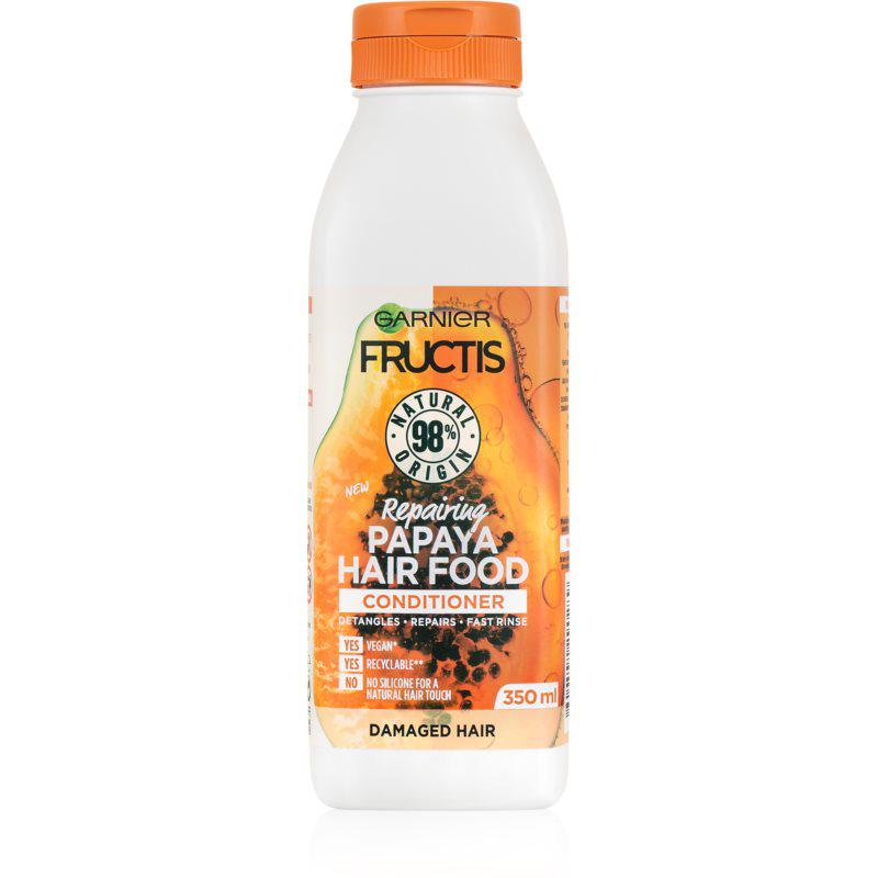 Garnier Fructis Papaya Hair Food regeneračný kondicionér pre poškodené vlasy 