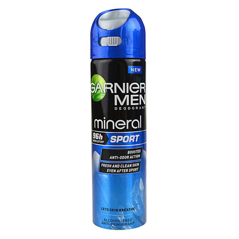 Garnier Men Mineral Sport antiperspirant v spreji 96h 
