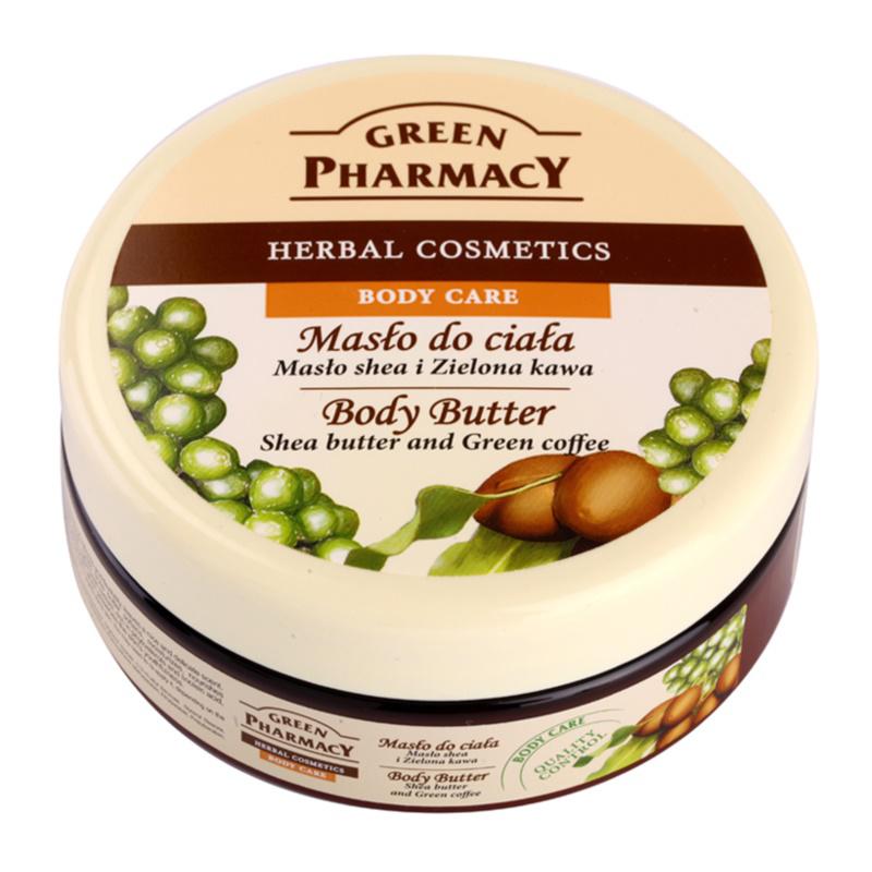 Green Pharmacy Body Care Shea Butter & Green Coffee telové maslo 