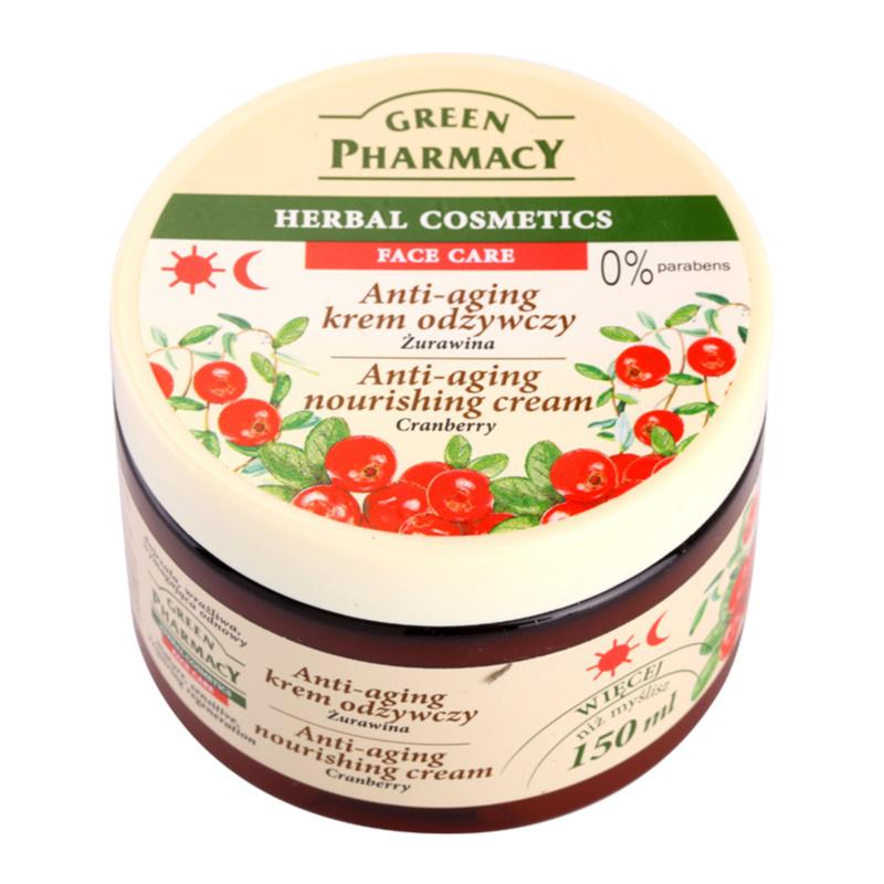 Green Pharmacy Face Care Cranberry výživný krém proti starnutiu pleti 