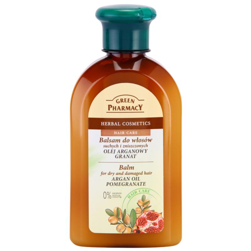 Green Pharmacy Hair Care Argan Oil & Pomegranate balzam pre suché a poškodené vlasy 