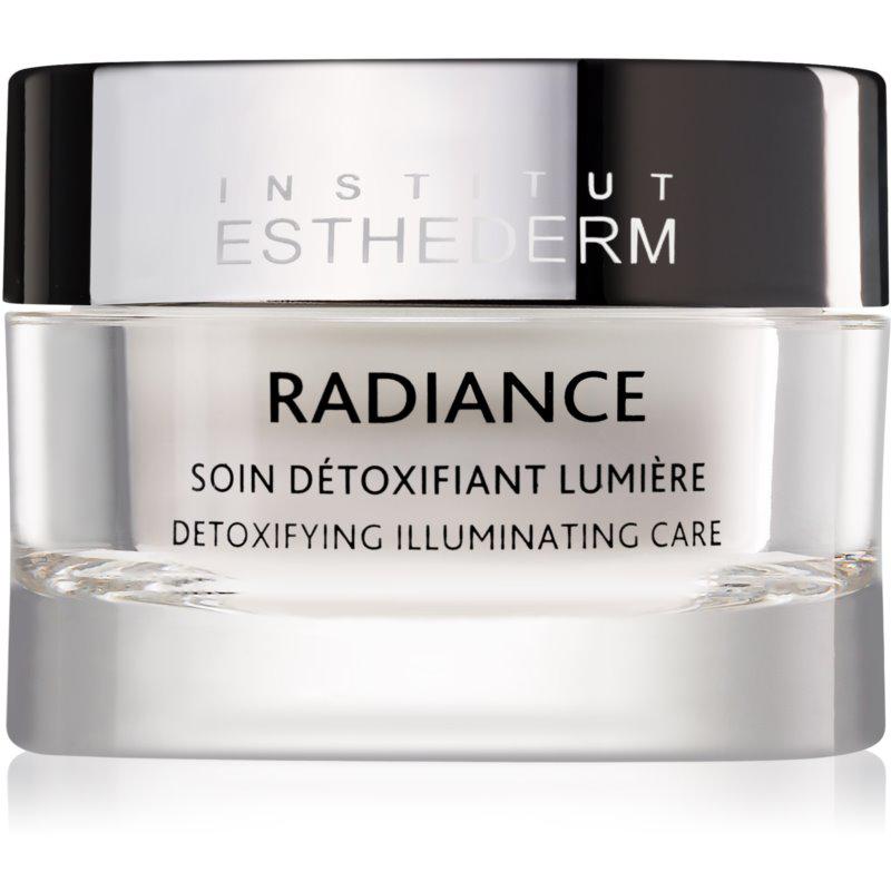 Institut Esthederm Radiance Detoxifying Illuminating Care krém proti prvým známkam starnutia pre rozjasnenie a vyhladenie pleti 