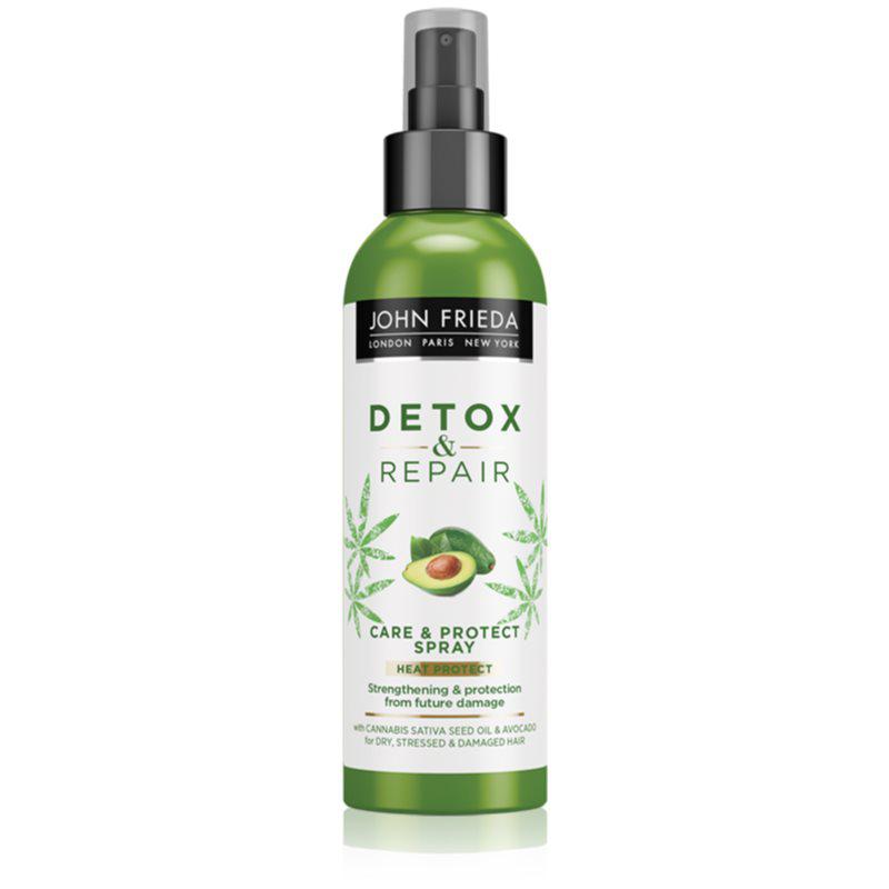 John Frieda Detox & Repair sprej na vlasy pre vlasy namáhané teplom 
