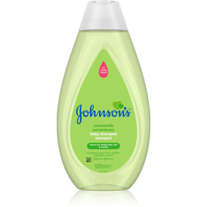Johnson's Wash and Bath jemný šampón pre deti od narodenia s harmančekom 