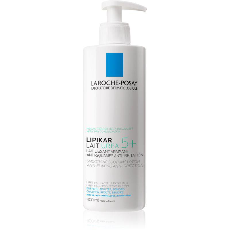 La Roche-Posay Lipikar Lait Urea 5+ upokojujúce telové mlieko pre suchú a podráždenú pokožku 