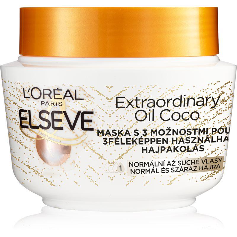 L’Oréal Paris Elseve Extraordinary Oil Coconut vyživujúca maska pre normálne až suché vlasy s kokosovým olejom 