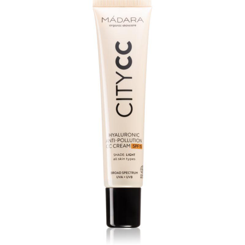 Mádara CITYCC CC krém pre jednotný tón pleti SPF 15 odtieň Light 