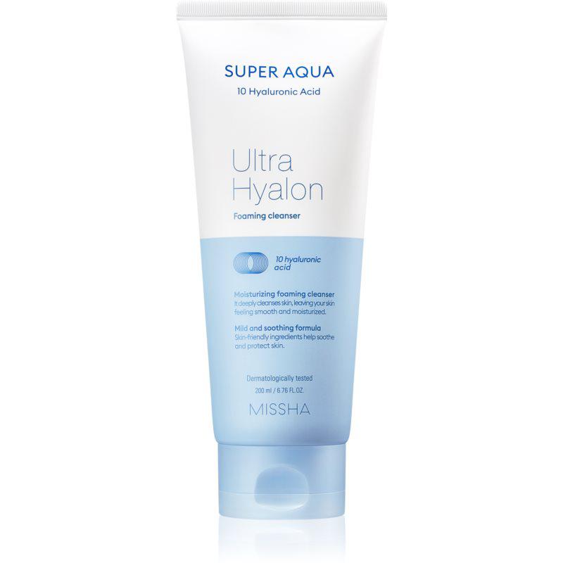 Missha Super Aqua 10 Hyaluronic Acid hydratačná čistiaca pena 