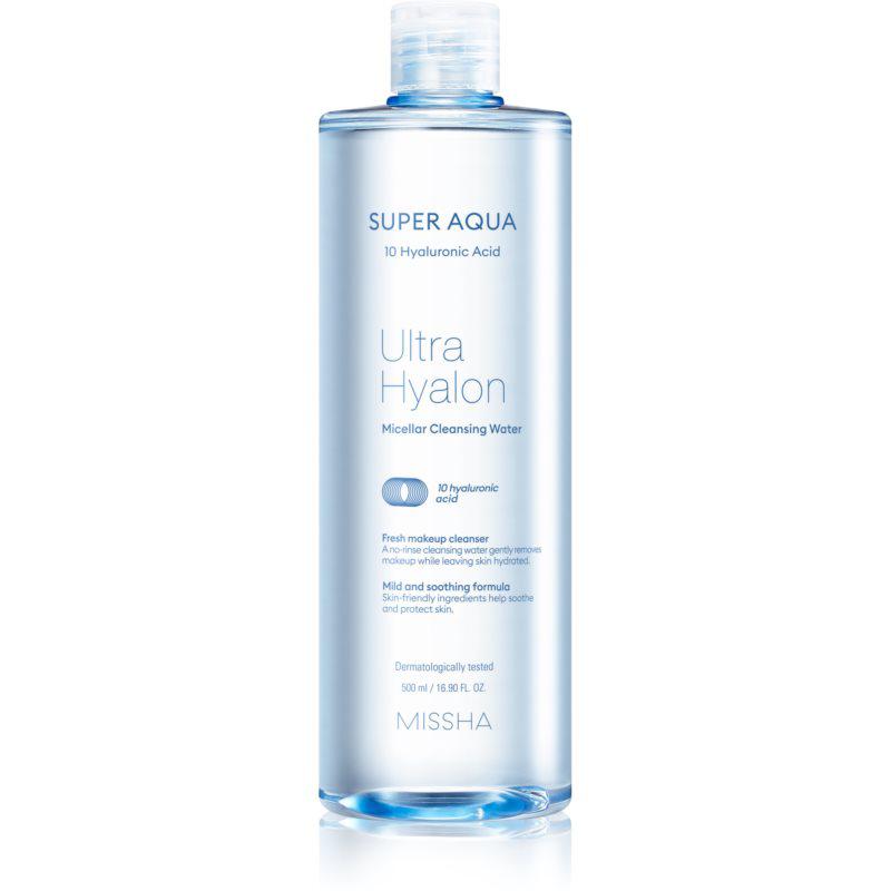 Missha Super Aqua 10 Hyaluronic Acid jemná čistiaca micelárna voda 
