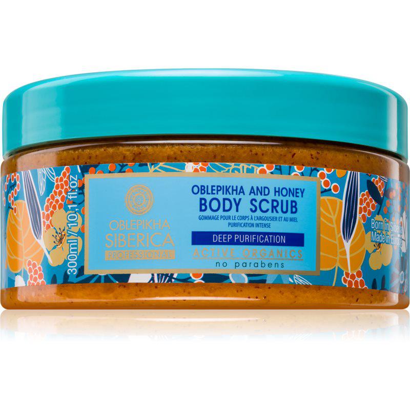 Natura Siberica Oblepikha (Sea-Buckthorn) telový peeling s rakytníkom a medom 