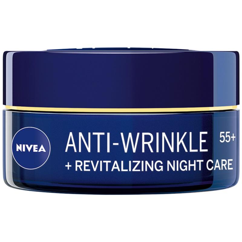 Nivea Anti-Wrinkle Revitalizing obnovujúci nočný krém proti vráskam 55+ 