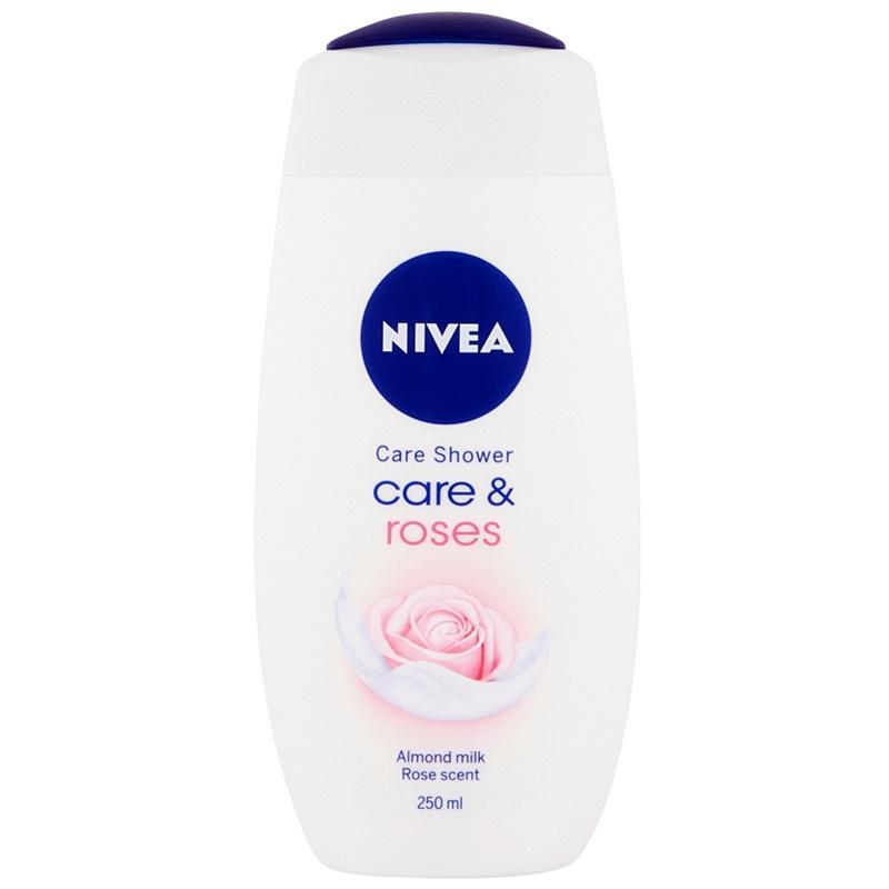Nivea Care & Roses upokojujúci sprchový gél 