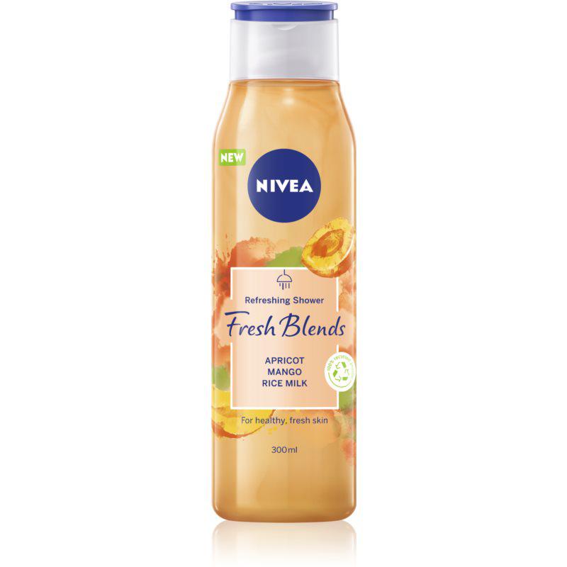 Nivea Fresh Blends Apricot & Mango & Rice Milk osviežujúci sprchový gél 