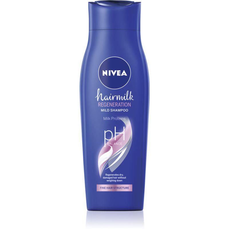 Nivea Hairmilk ošetrujúci šampón pre jemné vlasy 