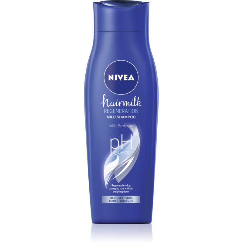 Nivea Hairmilk ošetrujúci šampón pre normálne vlasy 