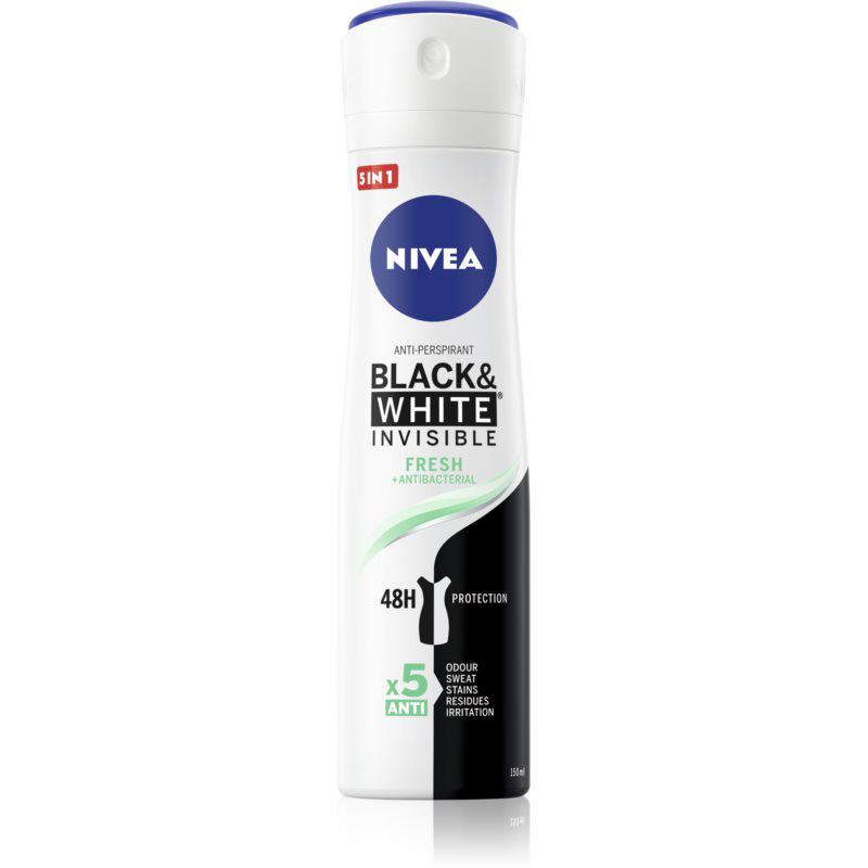 Nivea Invisible Black & White Fresh antiperspirant proti bielym a žltým škvrnám 