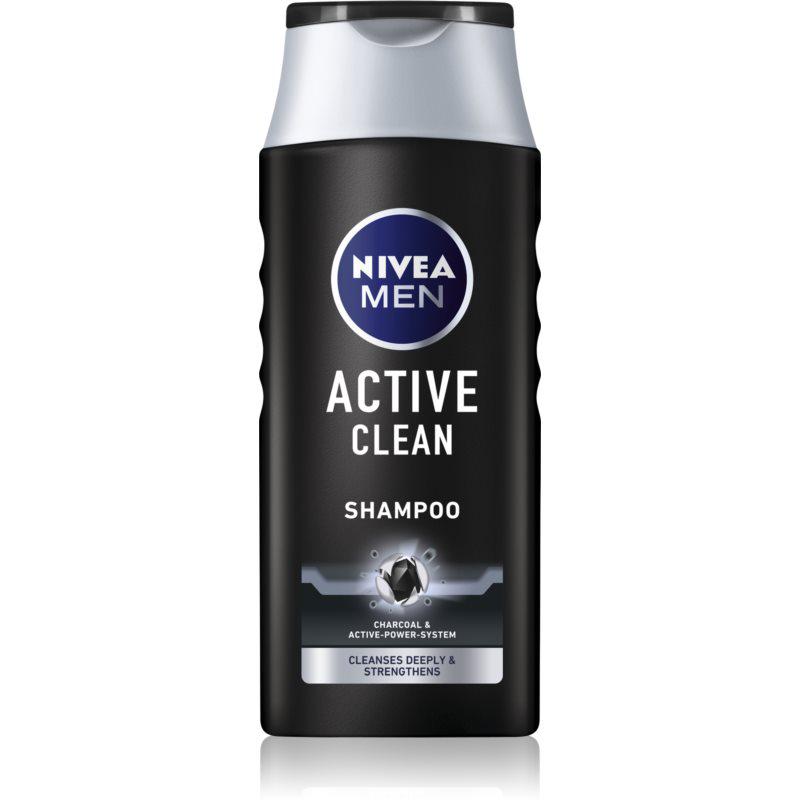Nivea Men Active Clean šampón s aktívnymi zložkami uhlia 