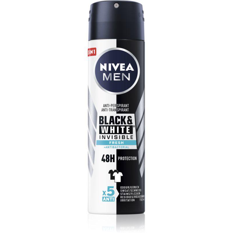 Nivea Men Invisible Black & White antiperspirant v spreji Fresh 