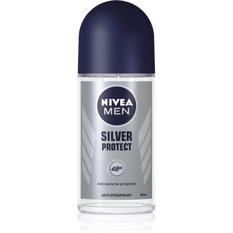 Nivea Men Silver Protect antiperspirant roll-on pre mužov 48h 