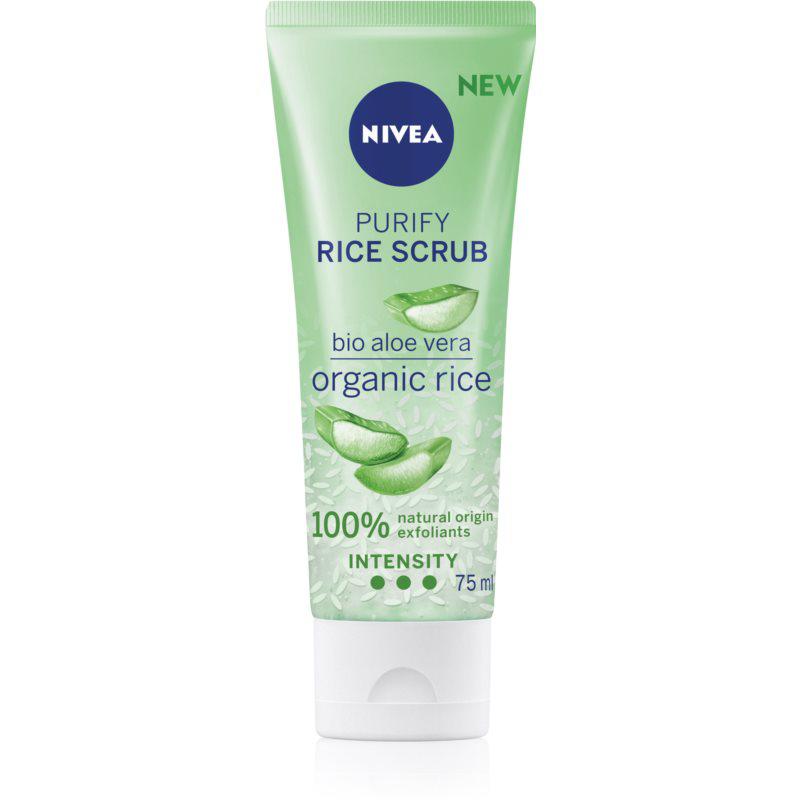 Nivea Rice Scrub Aloe Vera čistiaci pleťový peeling 