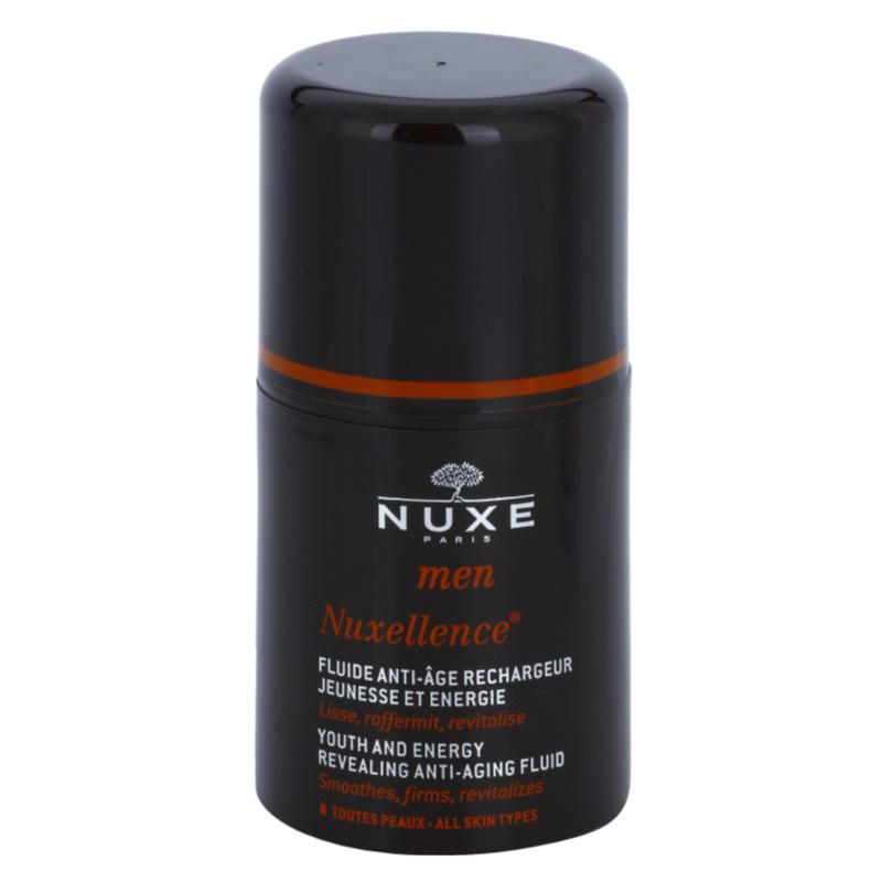 Nuxe Men Nuxellence energizujúci fluid proti starnutiu pleti 