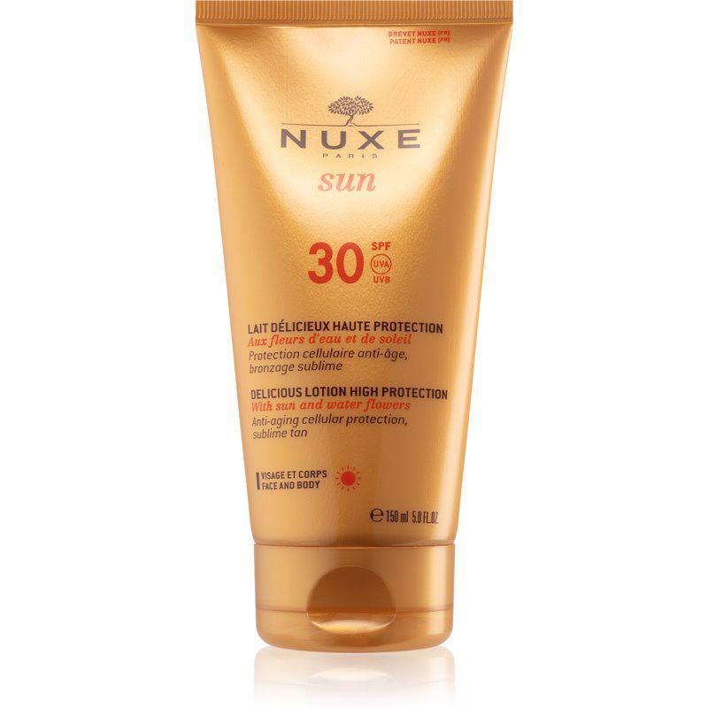 Nuxe Sun opaľovacie mlieko na tvár a telo SPF 30 