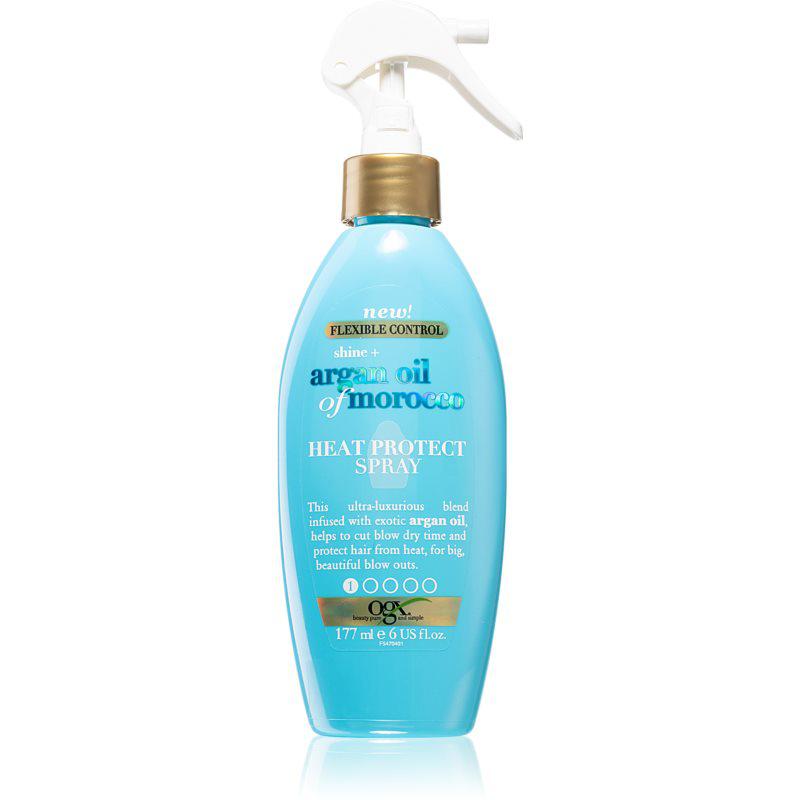 OGX Argan Oil Of Morocco ochranný sprej pre urýchlenie fúkanej 