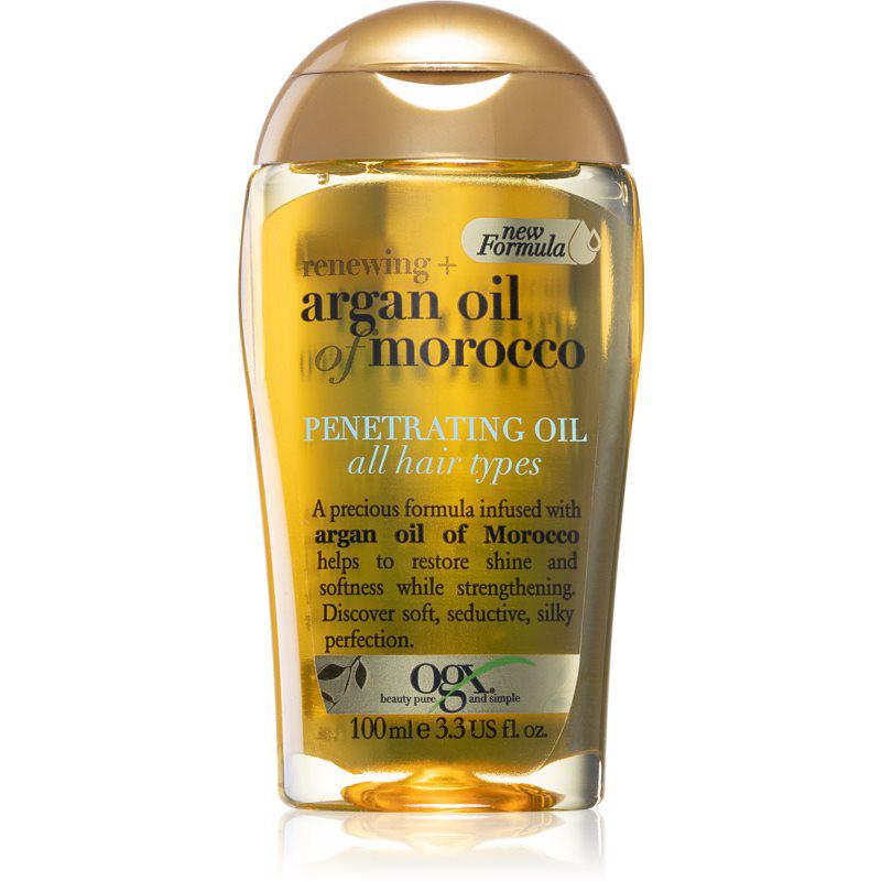 OGX Argan Oil Of Morocco vyživujúci olej na lesk a hebkosť vlasov 