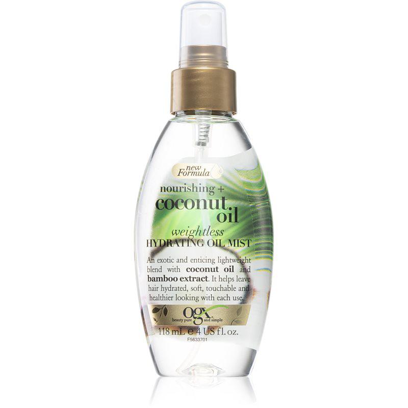 OGX Coconut Oil vyživujúci a hydratačný olej na vlasy 