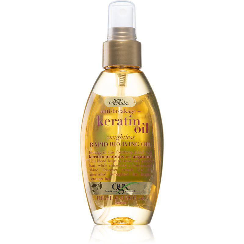 OGX Keratin Oil vyživujúci olej na vlasy v spreji 