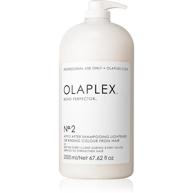 Olaplex N°2 Bond Perfector obnovujúca starostlivosť na zníženie poškodenia vlasov pri farbení s pumpičkou 