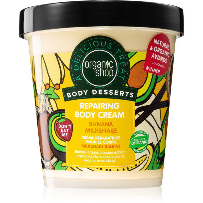 Organic Shop Body Desserts Banana Milkshake regeneračný telový krém 