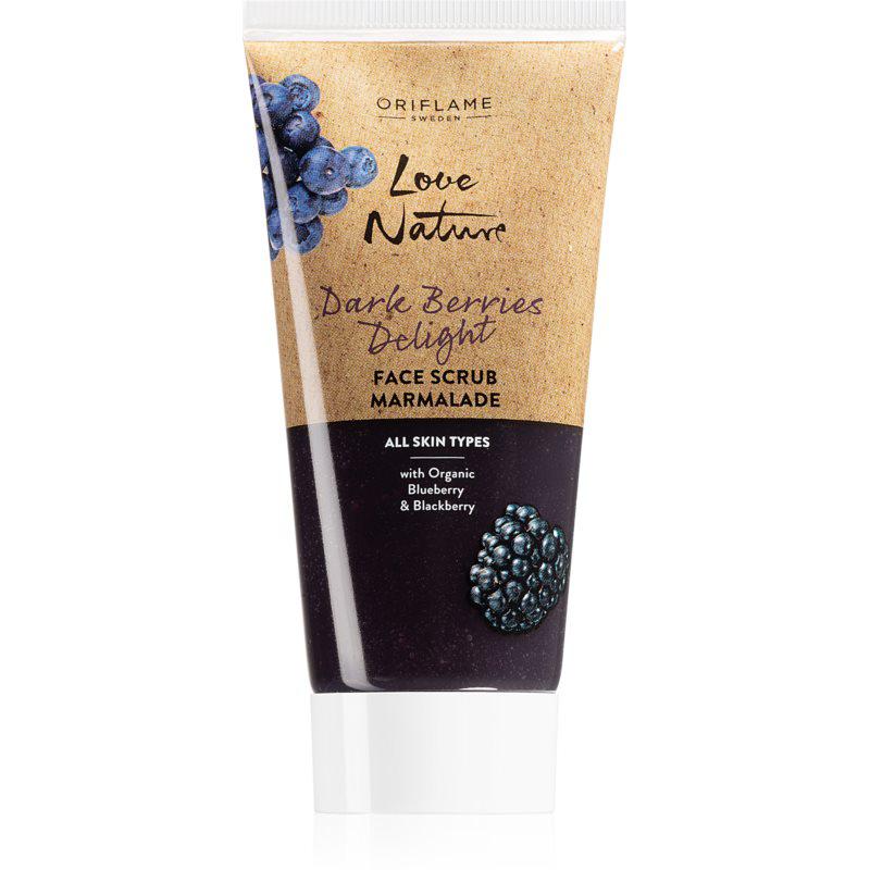 Oriflame Love Nature Dark Berries Delight pleťový peeling 