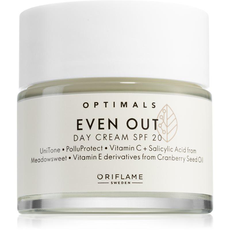 Oriflame Optimals Even Out denný krém proti pigmentovým škvrnám SPF 20 