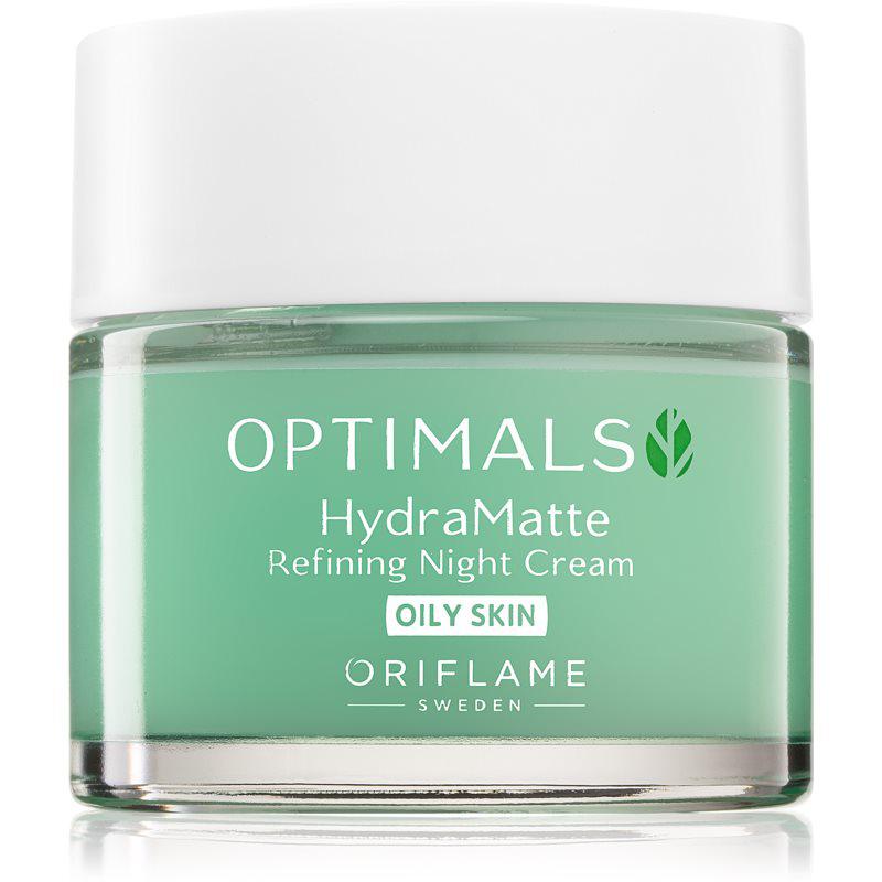 Oriflame Optimals Hydra Matte hydratačný nočný krém pre mastnú pleť 