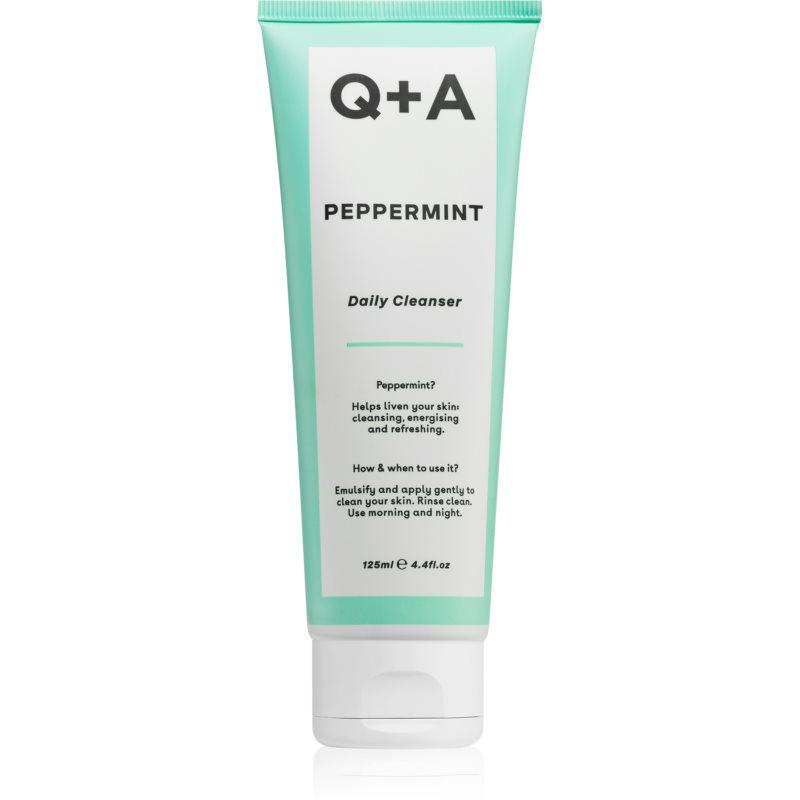 Q+A Peppermint hydratačný čistiaci gél s mätou priepornou 