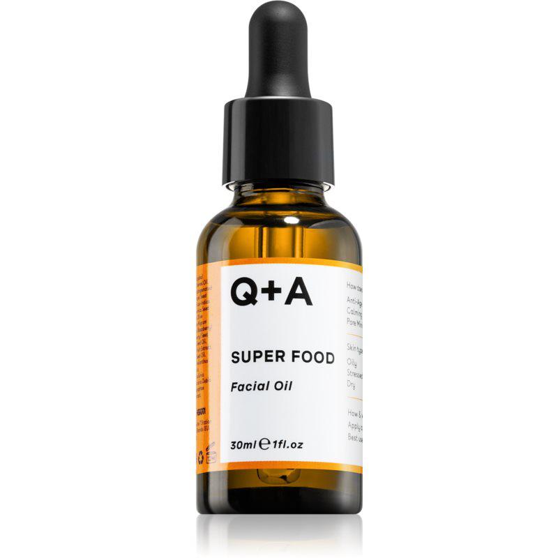 Q+A Super Food antioxidačný pleťový olej na deň a noc 